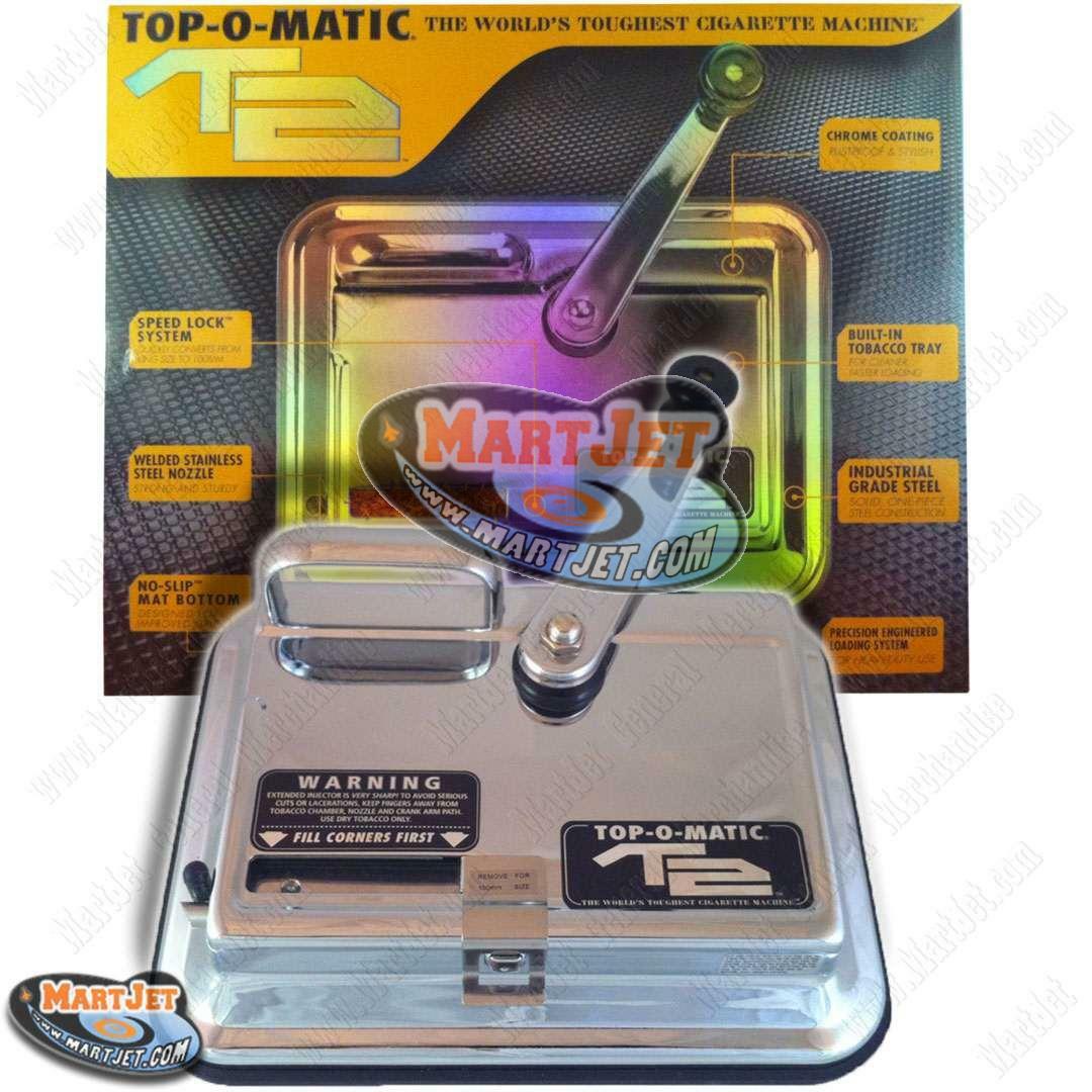 TOP-O-Matic T2 Cigarette Maker Rolling Making Tobacco Injector Machine King 100s