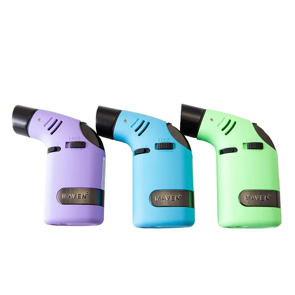 Maven TUSK Torch Lighters 6 Pack Display Windproof Jet Flame Refillable