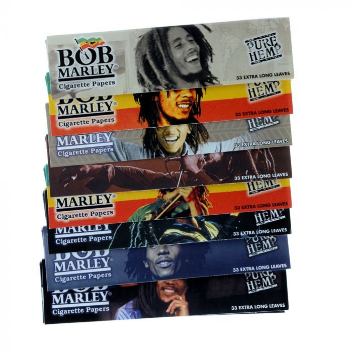 Bob Marley Rolling Papers Pure Hemp Cigarette Papers King Size (50 Booklets)