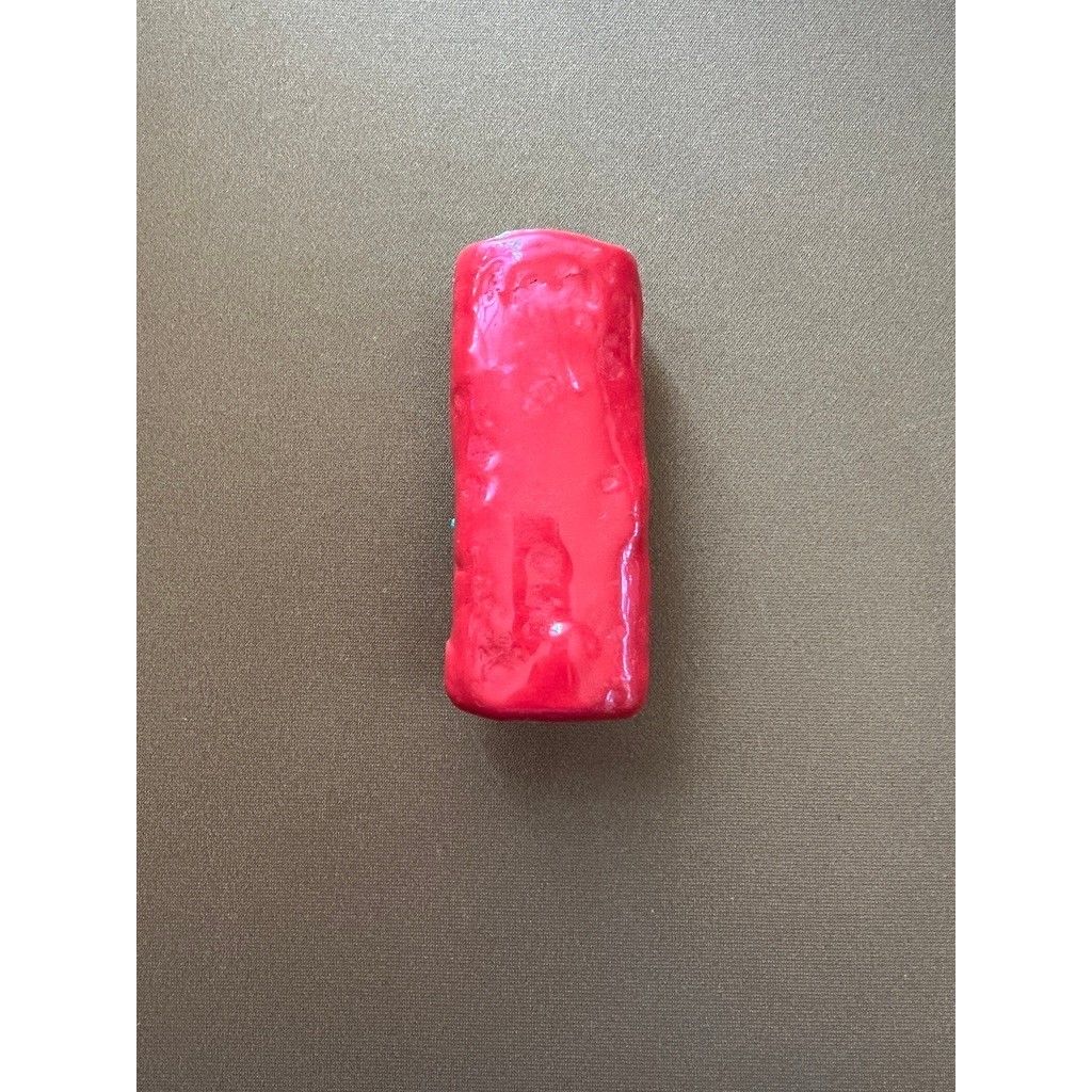 Handmade Pink / Red Polymer Clay Lighter Case Daisy Mushroom 3D Floral Accessory