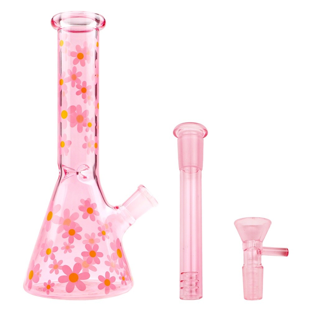10″ Heavy Duty Glass Beaker Bong Water Smoking Tobacco Pipe 14MM Bowl