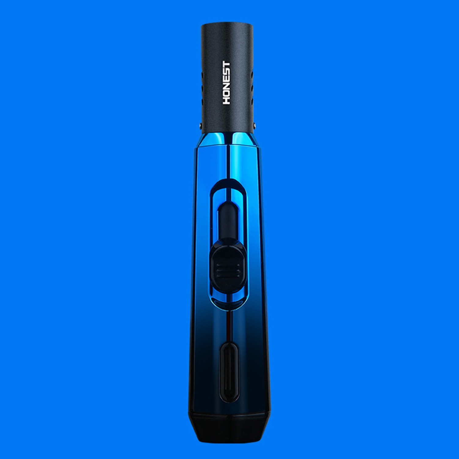 Metal Torch Lighter-Refillable Butane Jet Adjustable Blue Flame Lighter HUSENGHO
