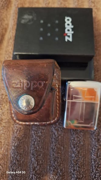 Silver Cross ZIPPO Lighter (no fluid) with Accessories Made in USA Case Good