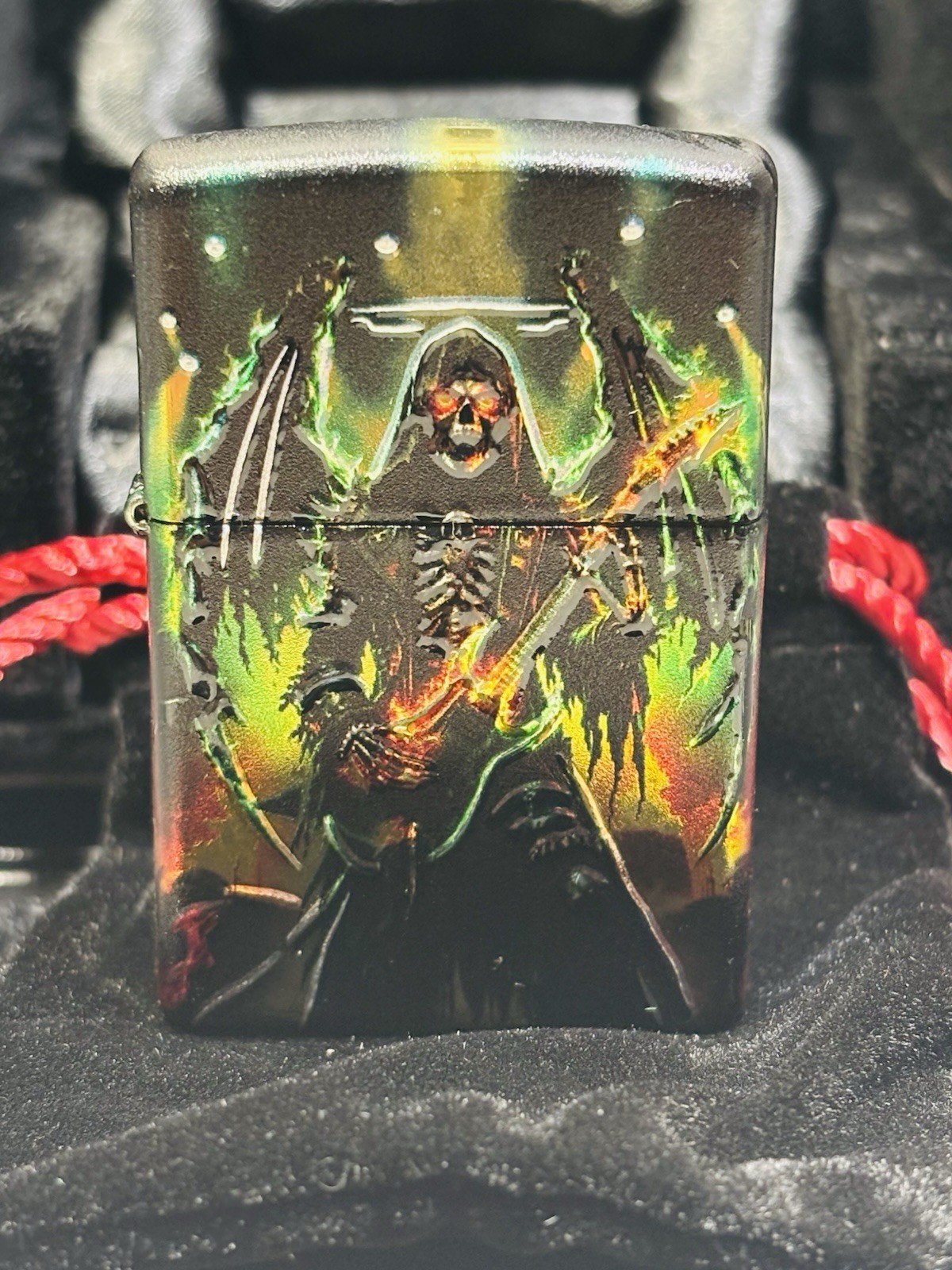 RARE Zippo lighter Crazy Music Skull 6/10 Limited Edition With Exclusive box