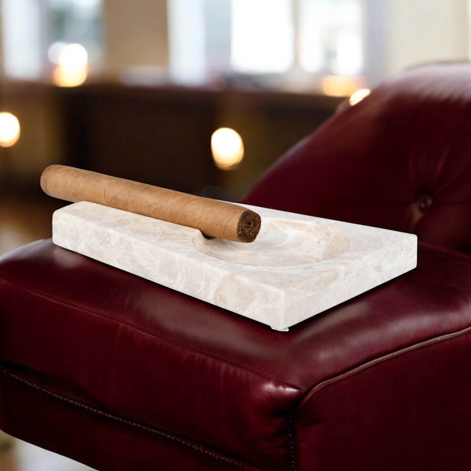 Luxury Marble Ashtray – Cigar Ashtrays Outdoor – Home Decor & Cigar Accessories