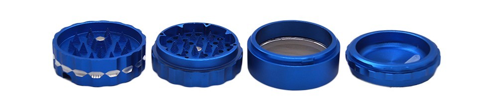 2.5″ Viking Axe Herb Grinder with Ashtray Lid 4-Piece Aluminum Alloy Crusher