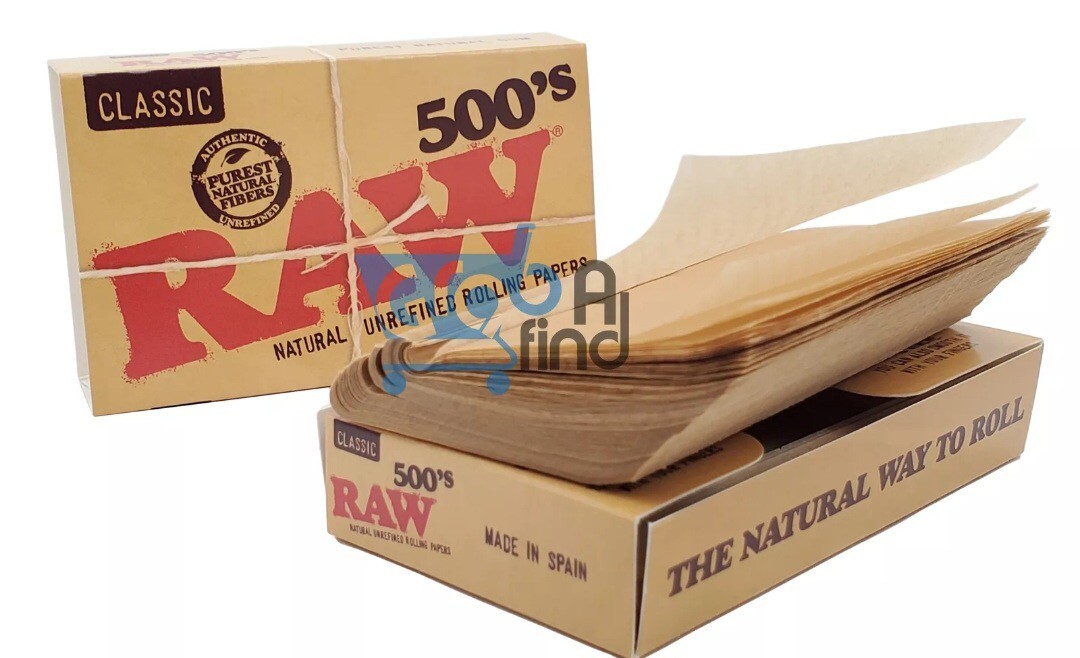RAW. 500 Rolling Papers Pack. 🌄