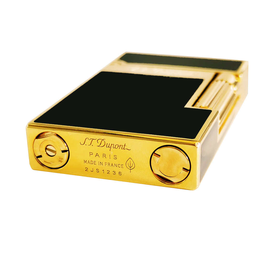 S.T. Dupont Double Flame Lighter Ping Sound Gas Refillable for Smoking Cigarette