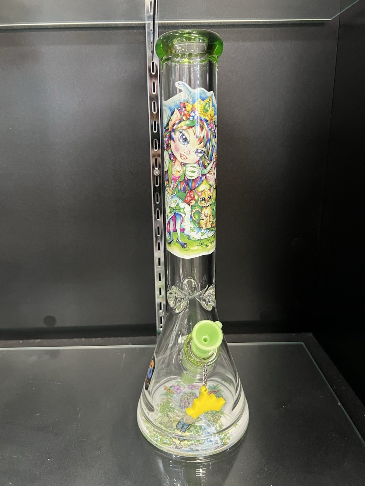 Heavy Duty Glass Bong Water Pipe Tobacco Smoking Pipe 14MM Bowl