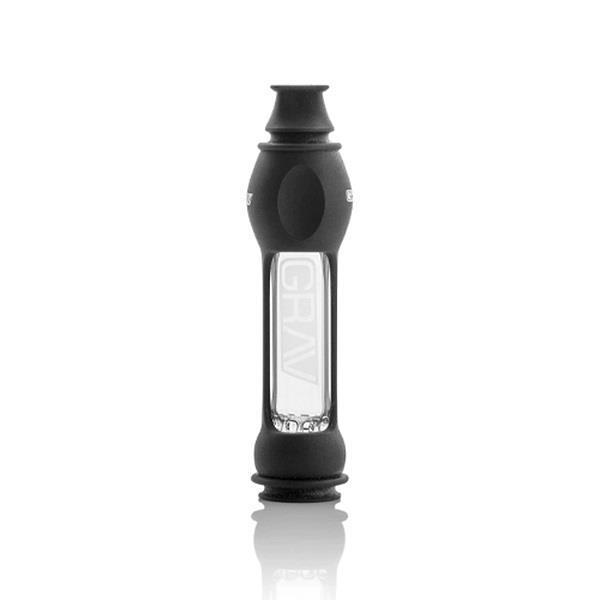GRAV Labs 16mm Octo Taster with Silicone Skin 4″ Long Pipe BLACK Authentic