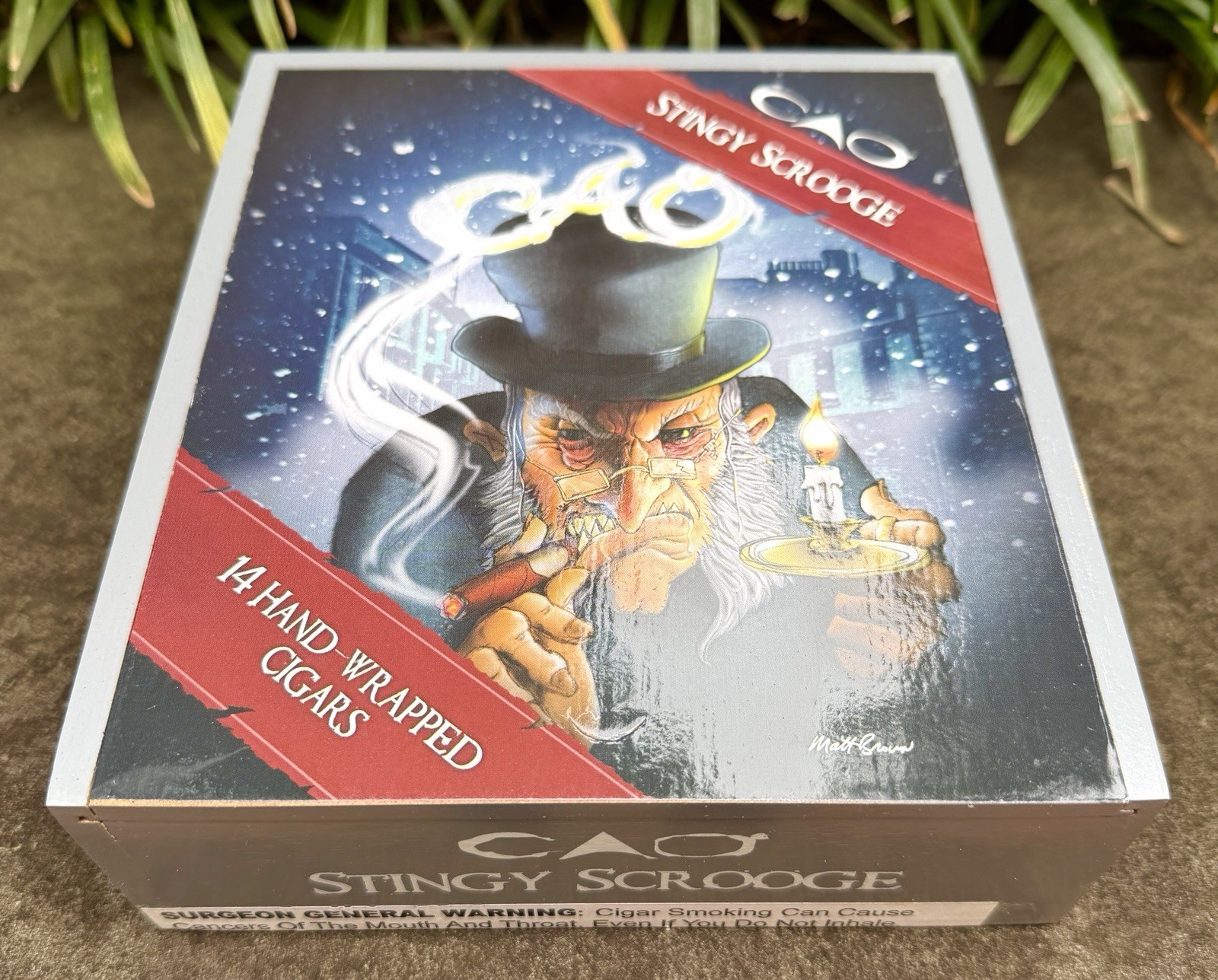 CAO Stingy Scrooge Empty Cigar Box, No Cigars