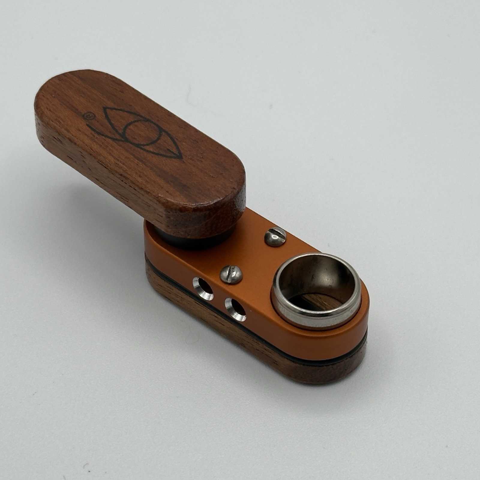 CLASSIC ORIGINAL MONKEY PIPE – FREE SHIPPING – MADE IN THE USA – ORANGE