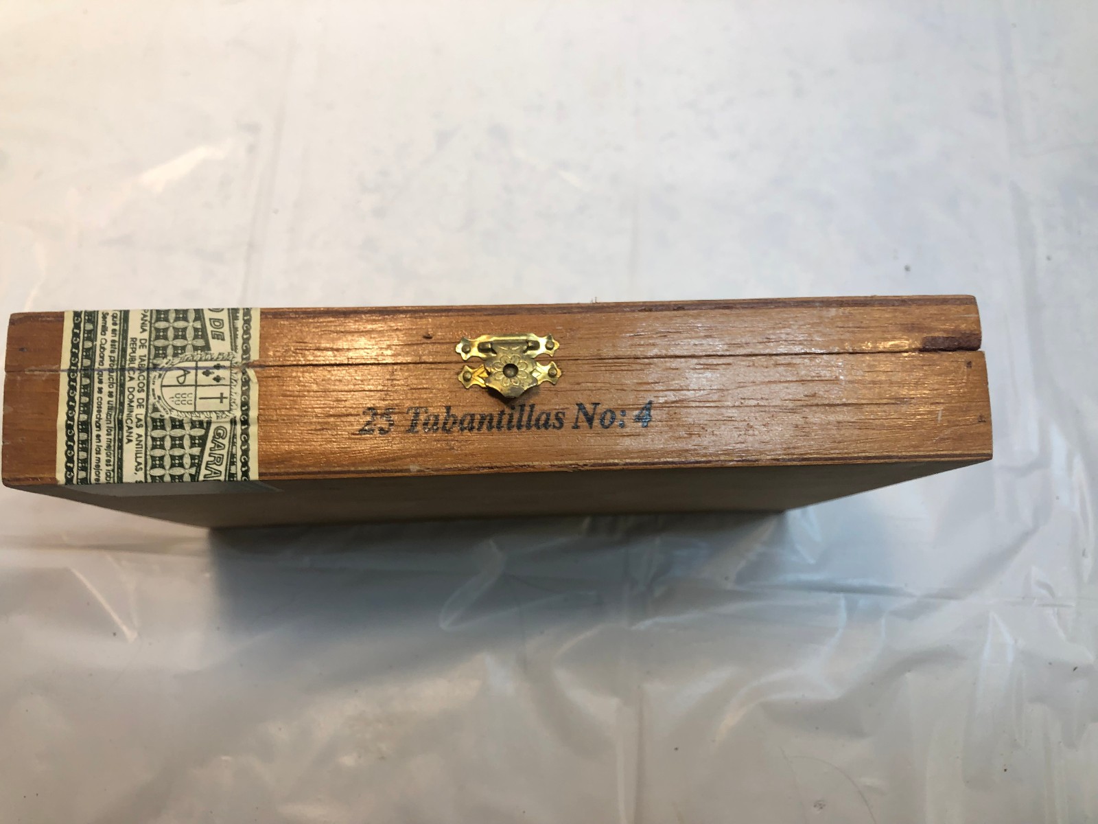 Vintage Cigar Box Compania de Tabacos De Las Antillas Tobacco – Empty