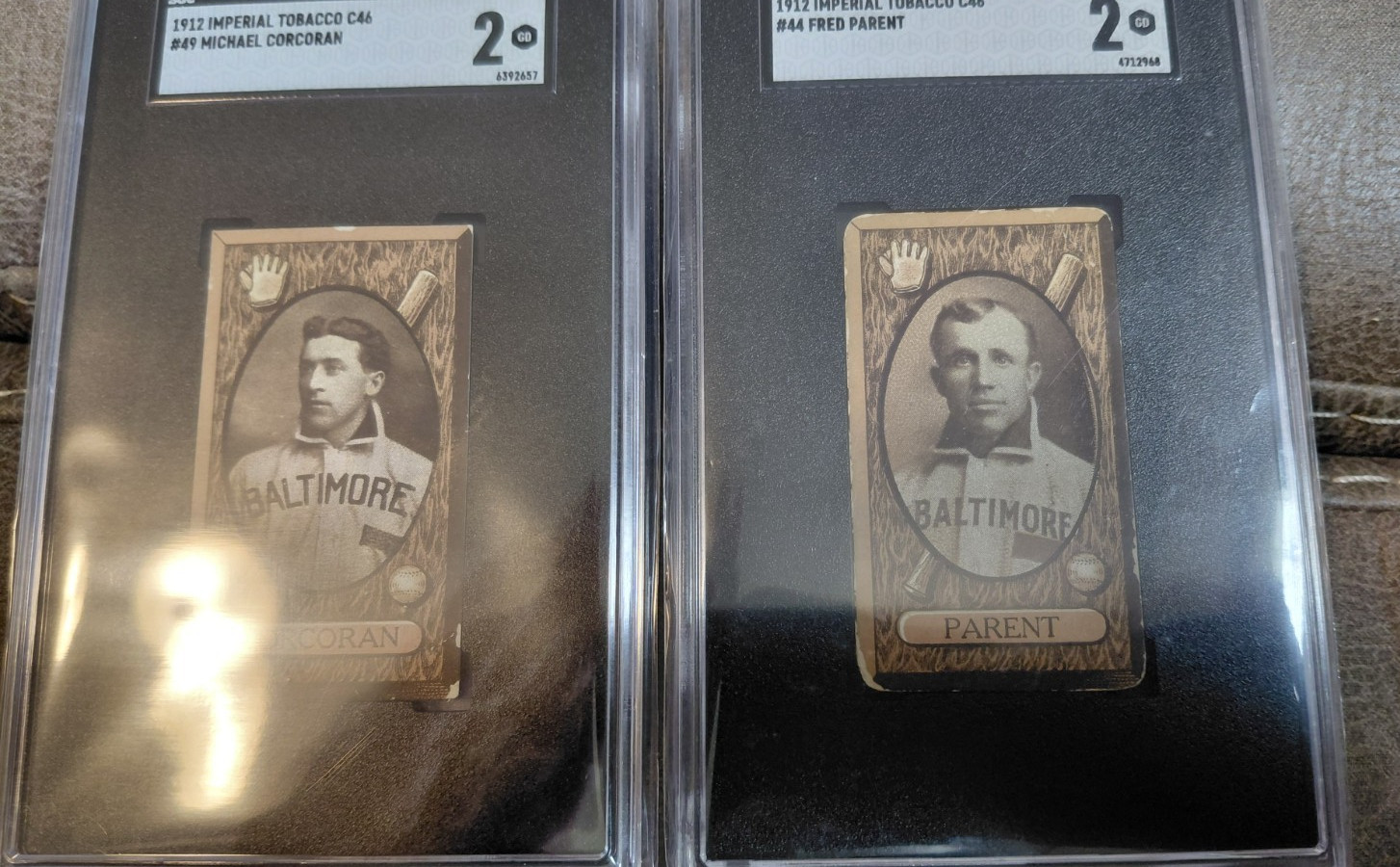 1912 C46 IMPERIAL TOBACCO COMPLETE RARE BALTIMORE TEAM SET SGC GRADED MAKEOFFER