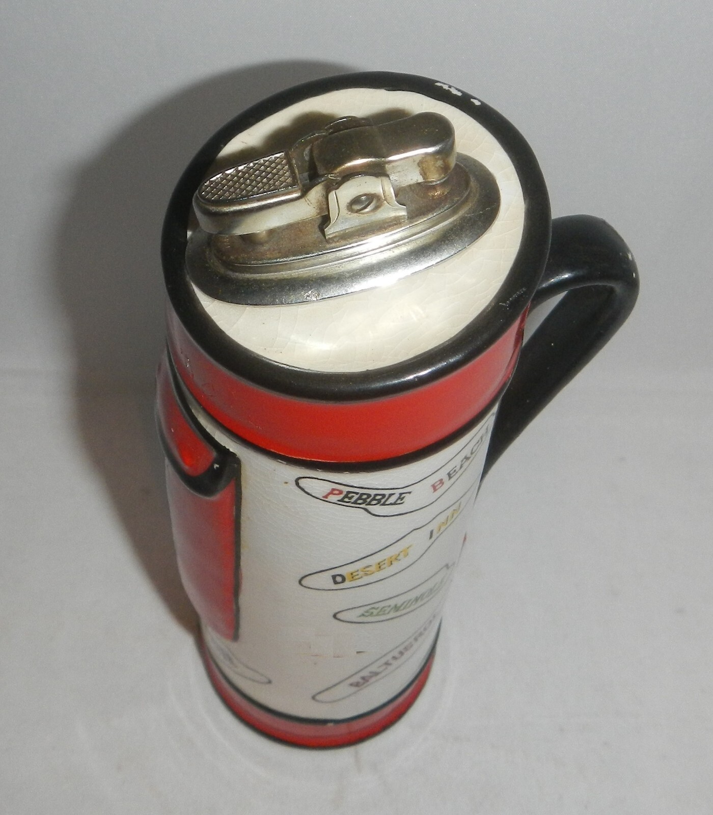 Vintage Shields Fifth Avenue Japan Golf Bag Lighter Pebble Beach Augusta