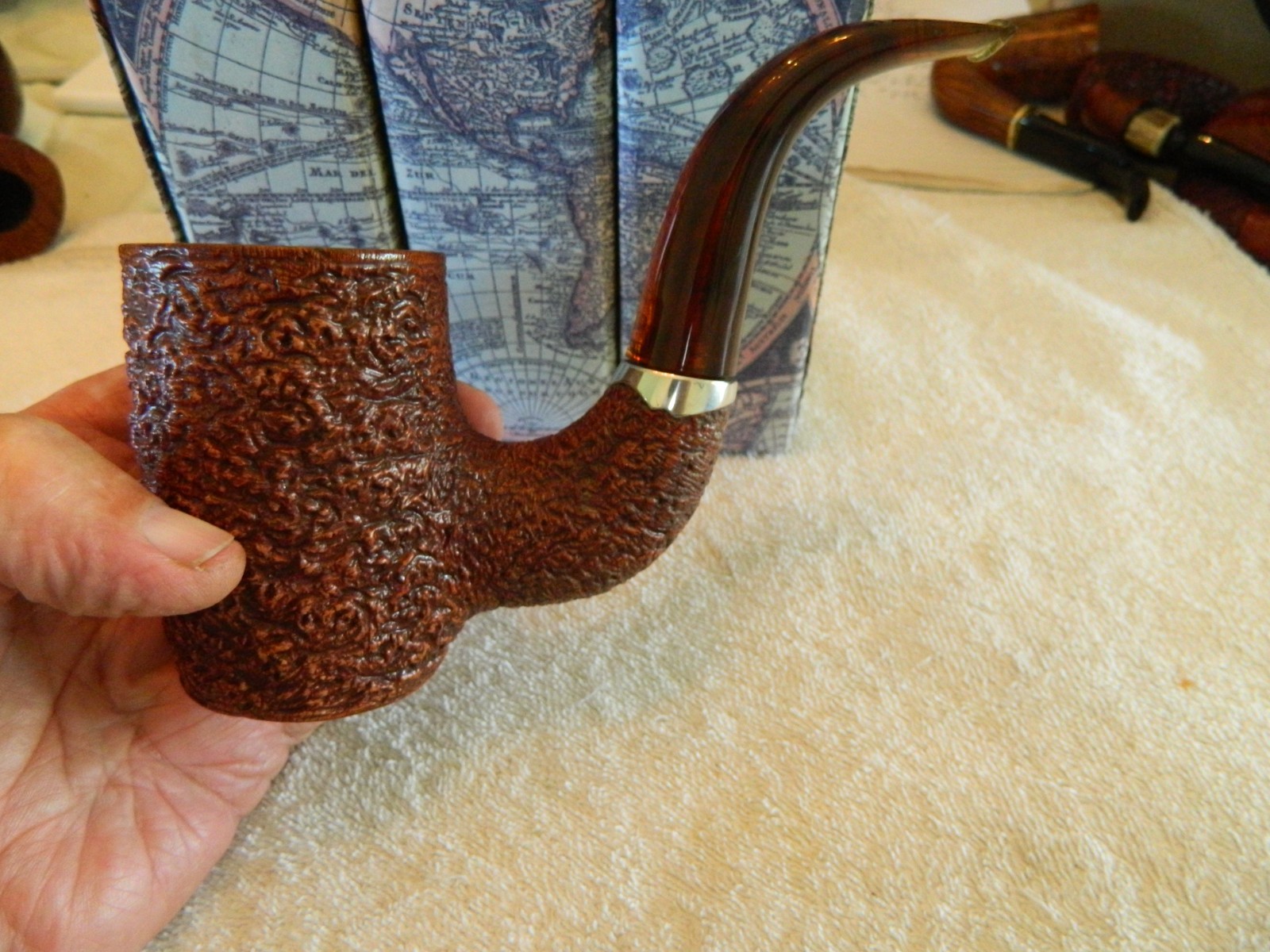ESTATE PIPE RINALDO SILVER LINE YY, MEGAS, MADE IN ITALY,USED
