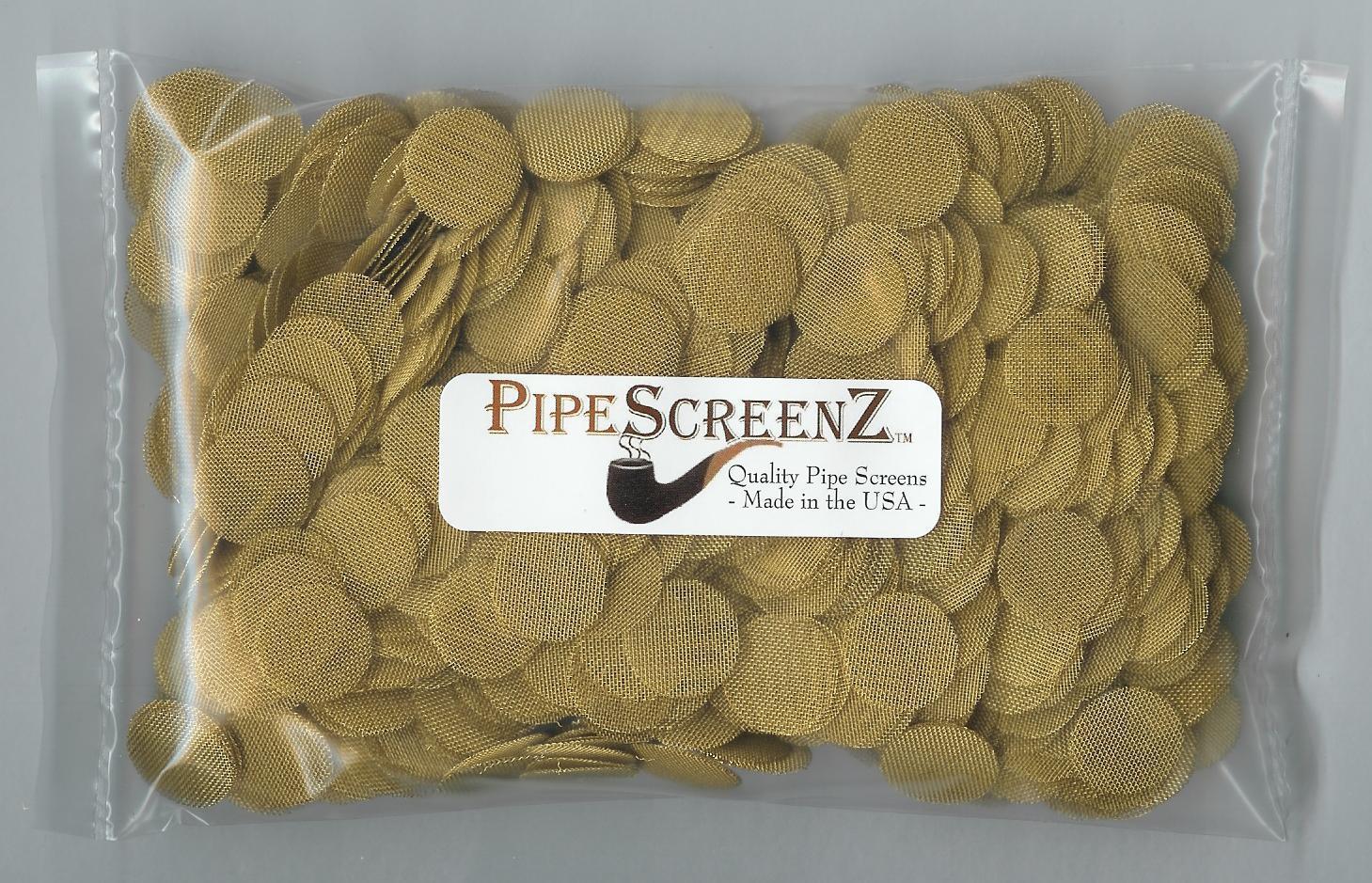 1000 Count 5/8″ .625″ 15.833mm BRASS Pipe Screens HIGHEST QUALITY – MADE IN USA!