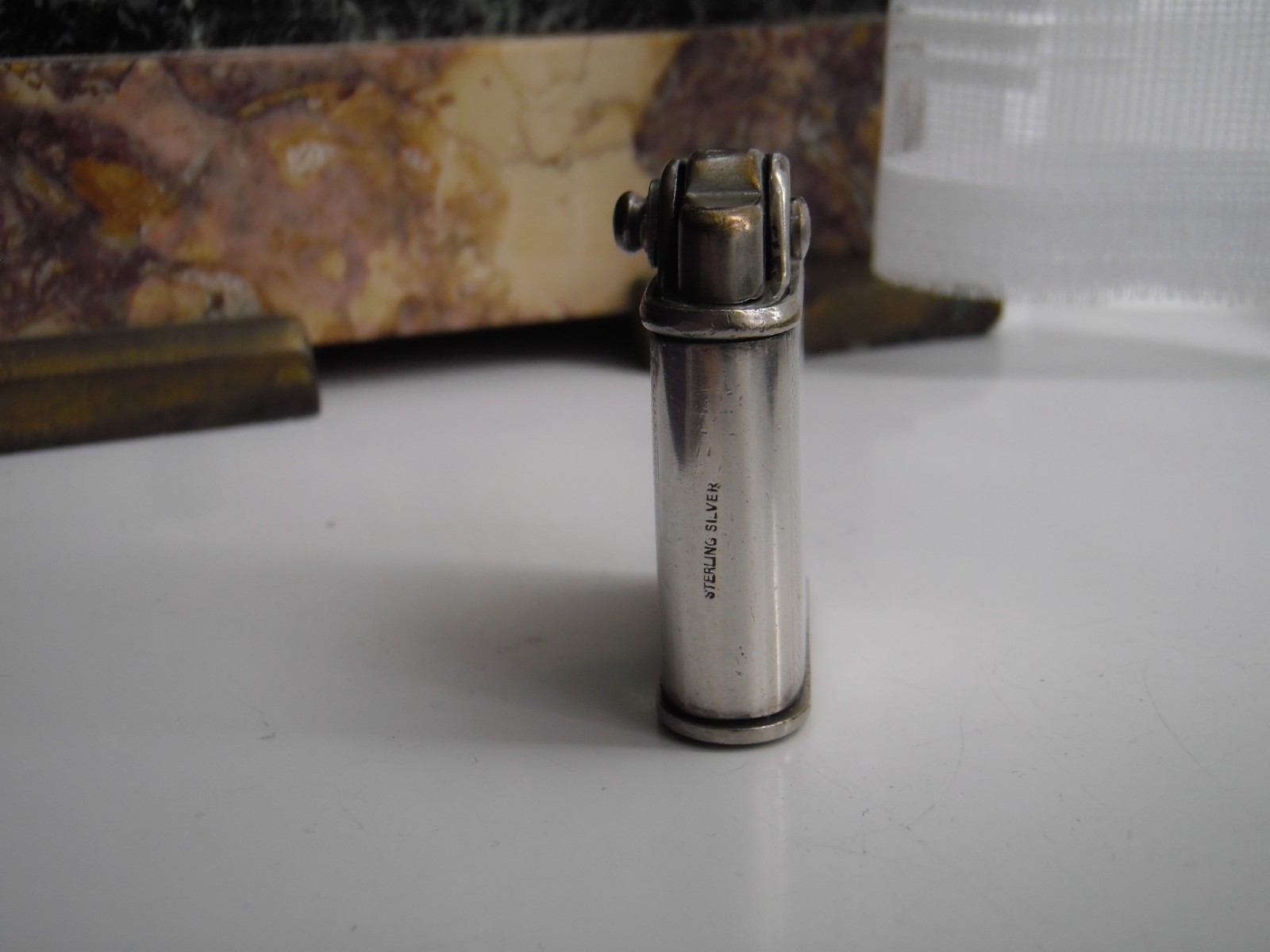 Rare Fork lighter, silver body wrap
