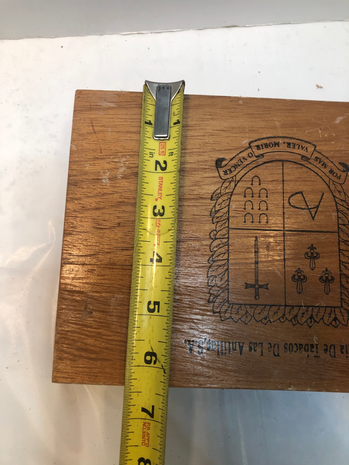 Vintage Cigar Box Compania de Tabacos De Las Antillas Tobacco – Empty