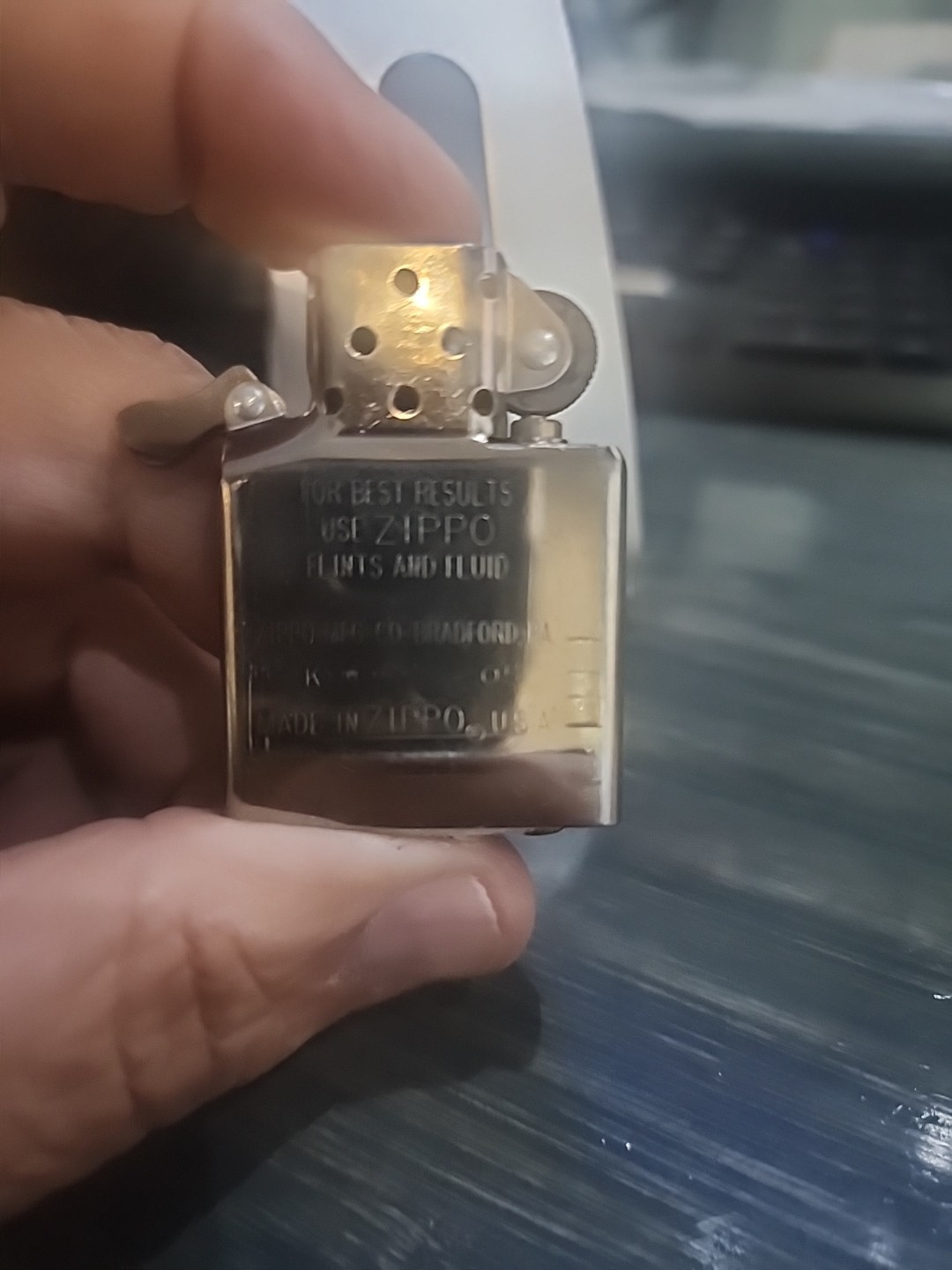 Vintage Zippo Lighter Washington D.C. US Capitol Never Used Clean