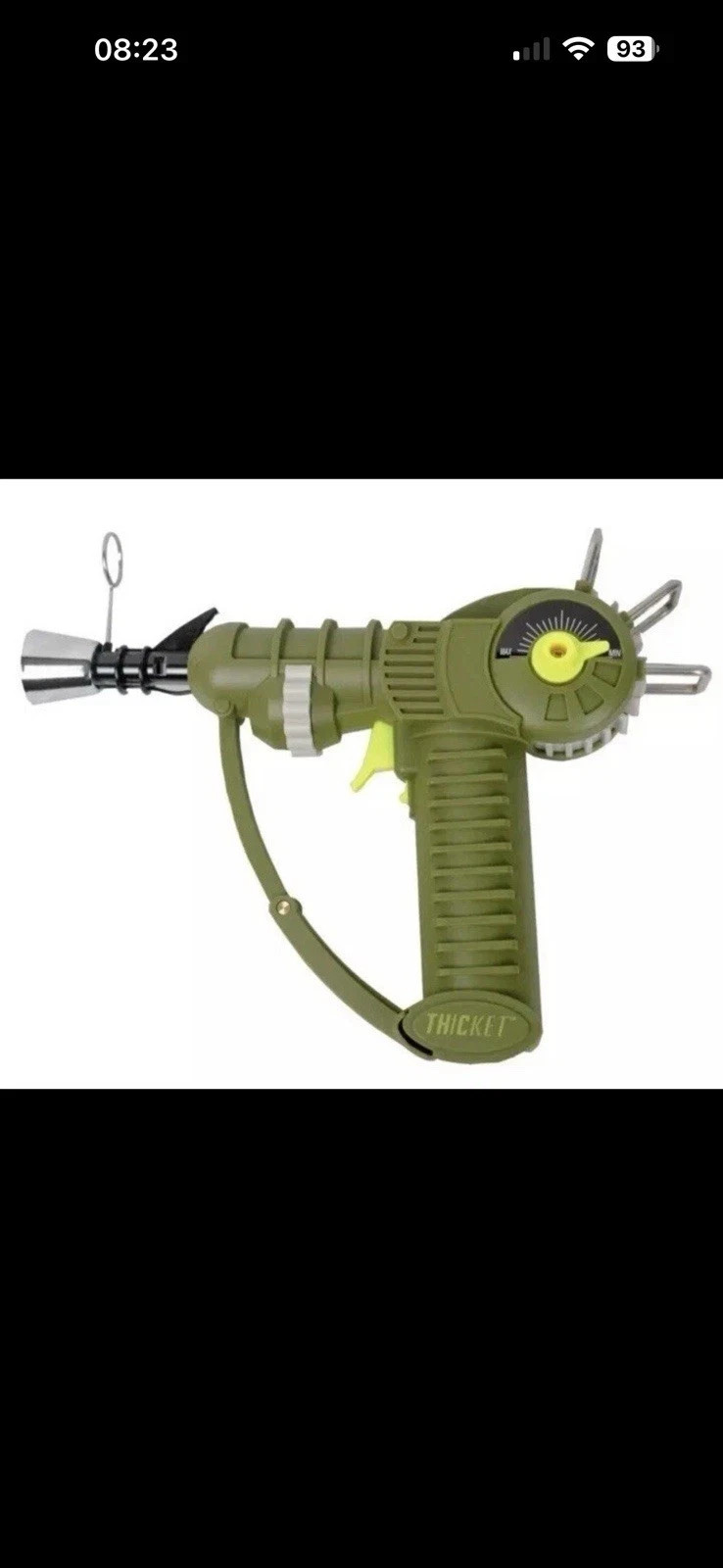 Thicket Spaceout Ray Gun Torch Lighter Windproof Jet Flame Refillable Butane