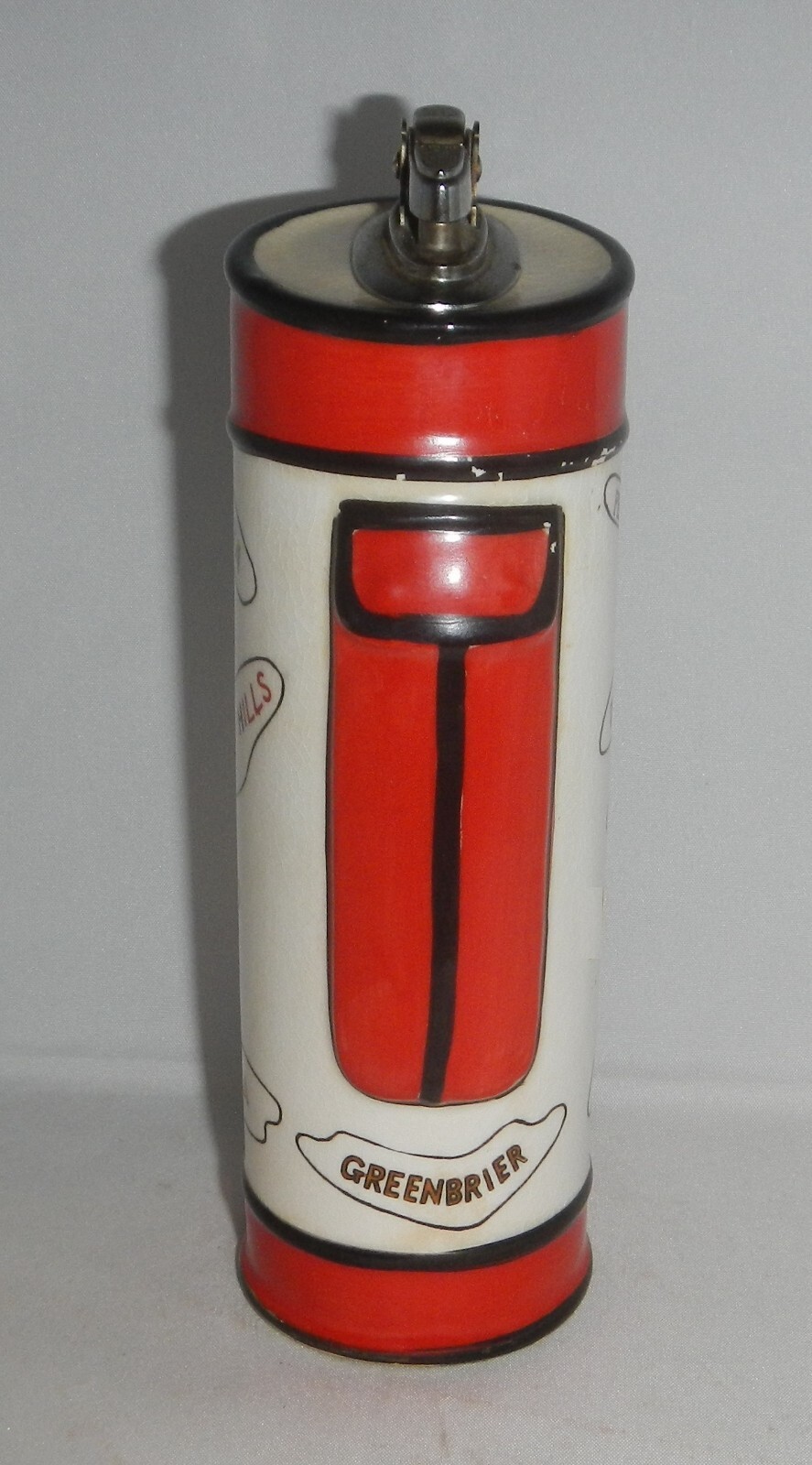 Vintage Shields Fifth Avenue Japan Golf Bag Lighter Pebble Beach Augusta