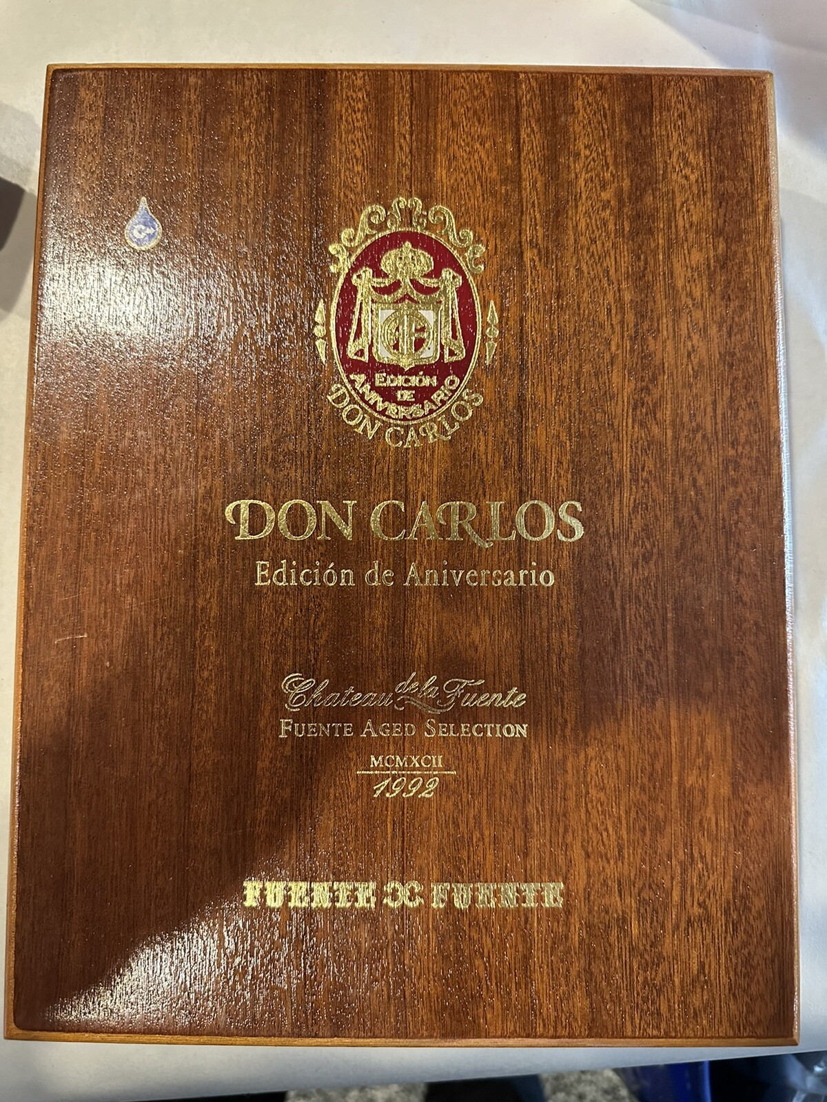 A Fuente Opus X Story VERY Rare OpusX Prometheus Cigar Box DON CARLOS 2009!!!