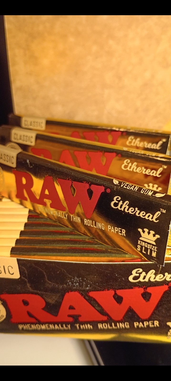 Raw Classic Ethereal King Size Slim (3 Packs/96papers)