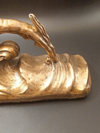 Stunning Antique French Erotic Sea Nymph Art Nouveau Striker Wand Lighter – RARE
