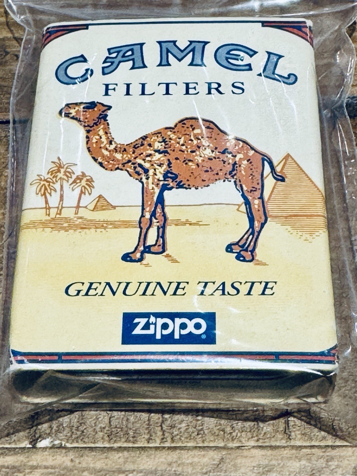 Zippo Joe Camel Lighter 1997 Purple Matte New In Tin Last Run Before Retired