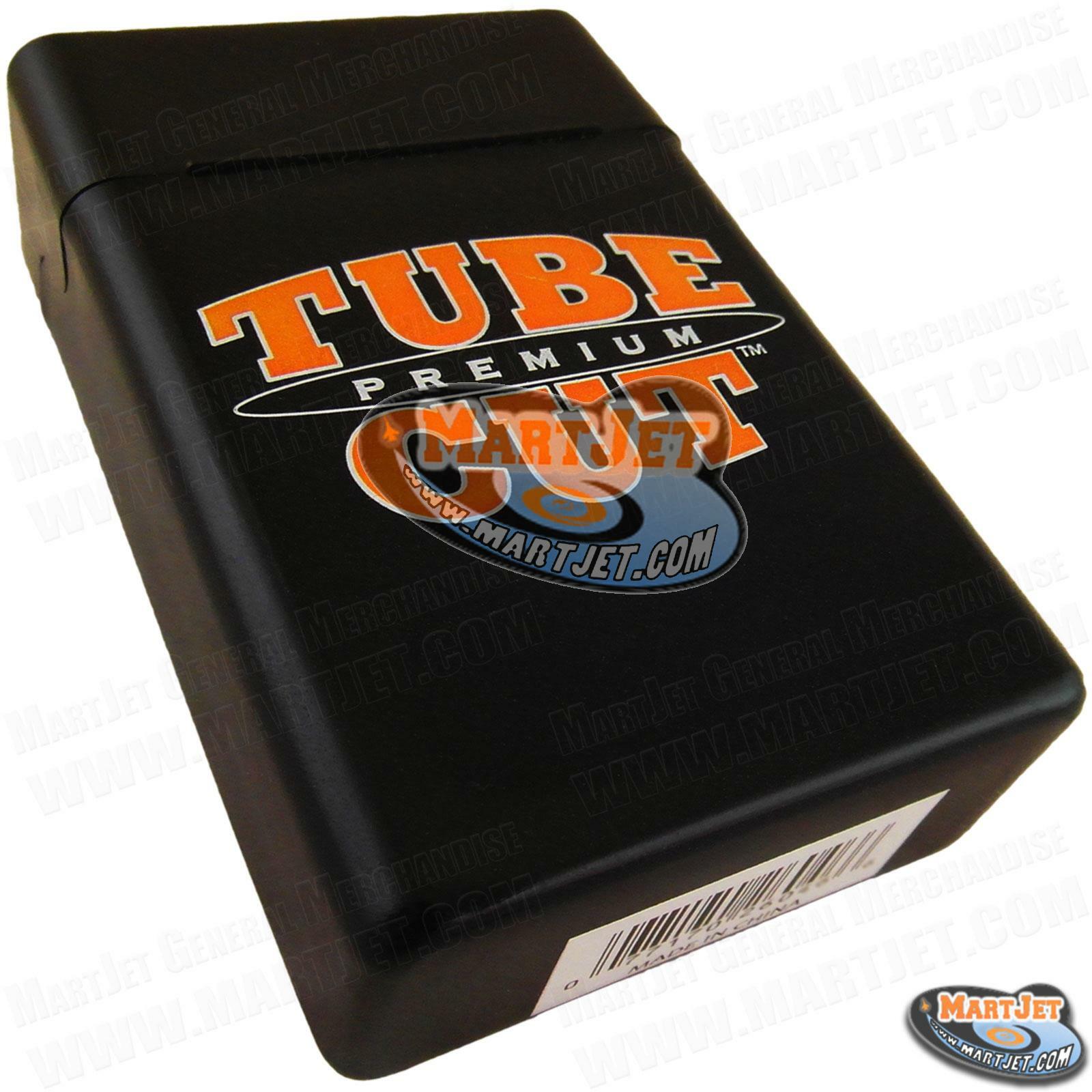4pk Black Strong-Box Flip Cigarette Cases Kings Hard Plastic 84mm Regular Size