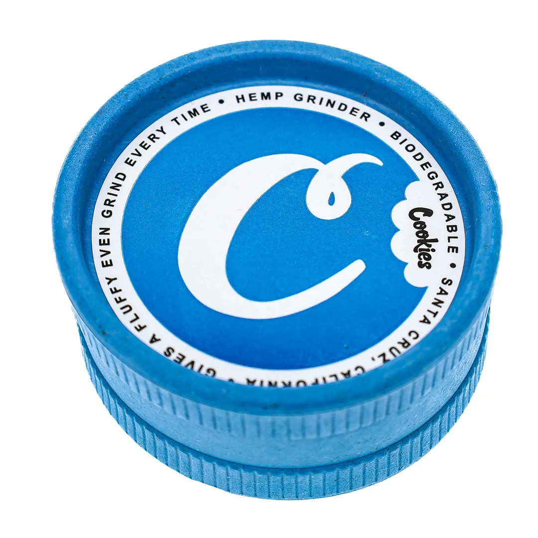 Santa Cruz Shredder x Cookies Hemp Grinder 2Pcs Blue 2″ (Free Shipping)