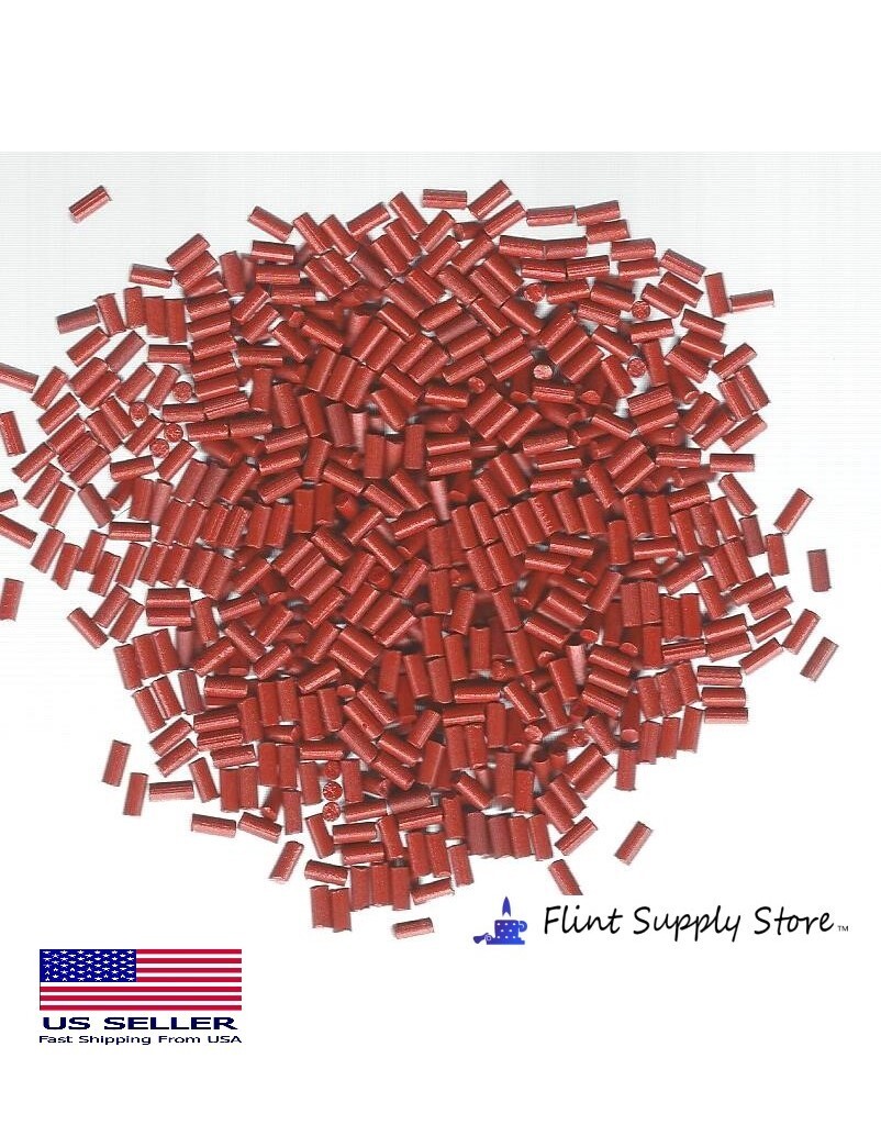 10 Lighter Flints Red Fits Ronson Zippo Lighters & more, Ships via USA