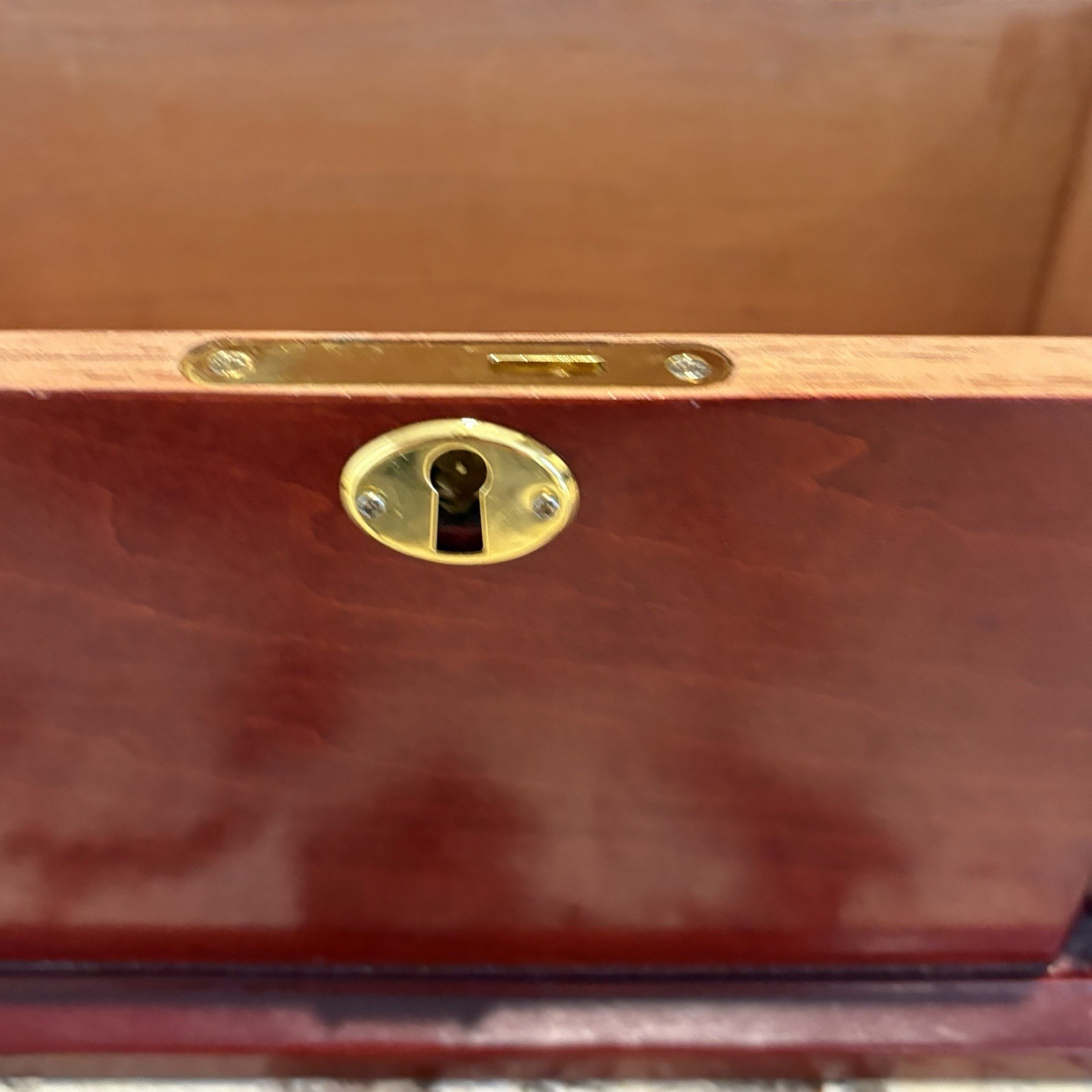 Don Salvatore Humidor Cigar Case Neo Classic Cherry Finish Rare