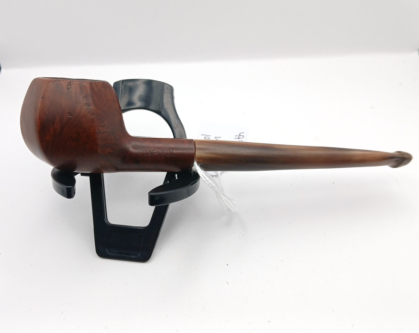Vintage Capitol London Finish Smooth Briar Smoking Pipe Estate 