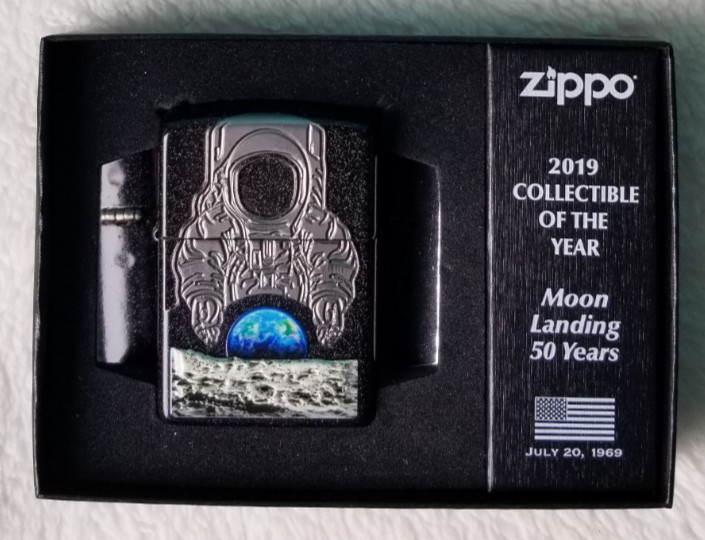 Zippo Lighter 2019 Collectible of the Year, Moon Landing, 50 Years, 1969 – 2019