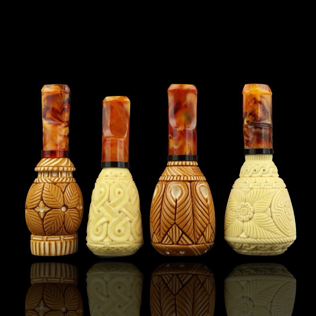 Ornate CIGAR HOLDER Set Of 4 HANDMADE CASE 40 To 58 Gages 16-18-20-22 MM