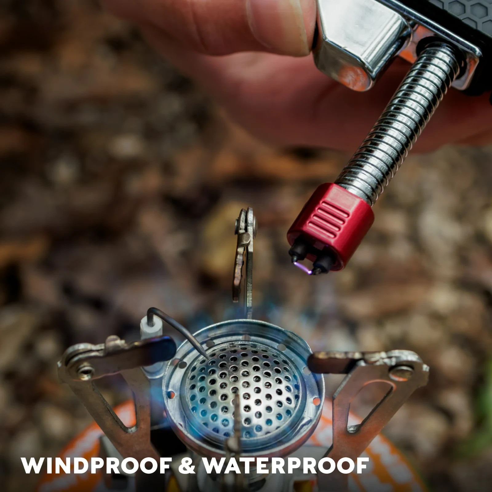 Swiss Tech Rechargeable Plasma Arc Lighter, Extendable, Waterproof, Windproof, B