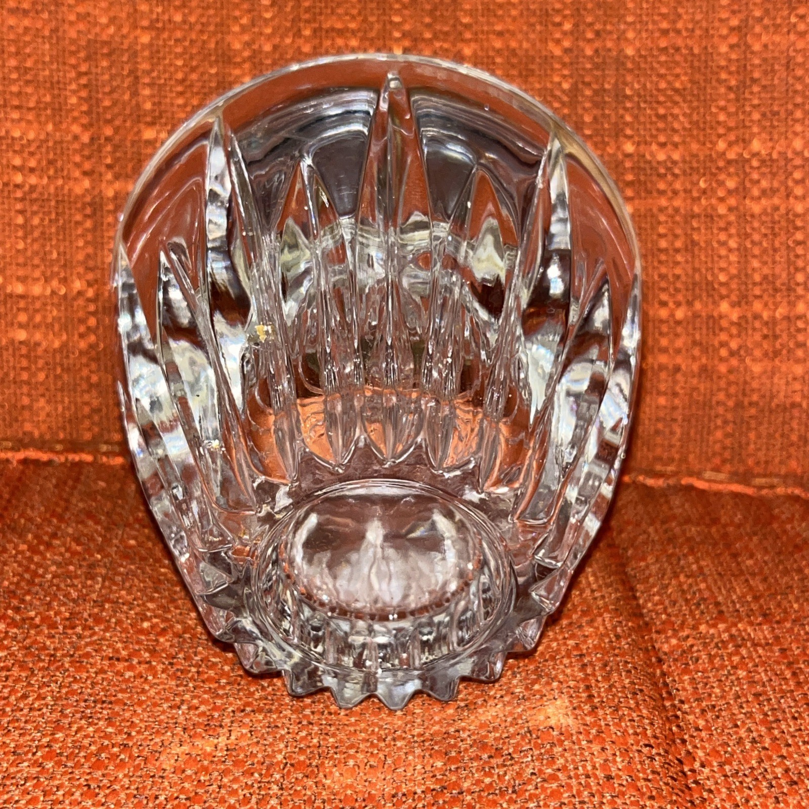 Vintage Princess House “Highlights” Lead Crystal Heavy Table Lighter Japan