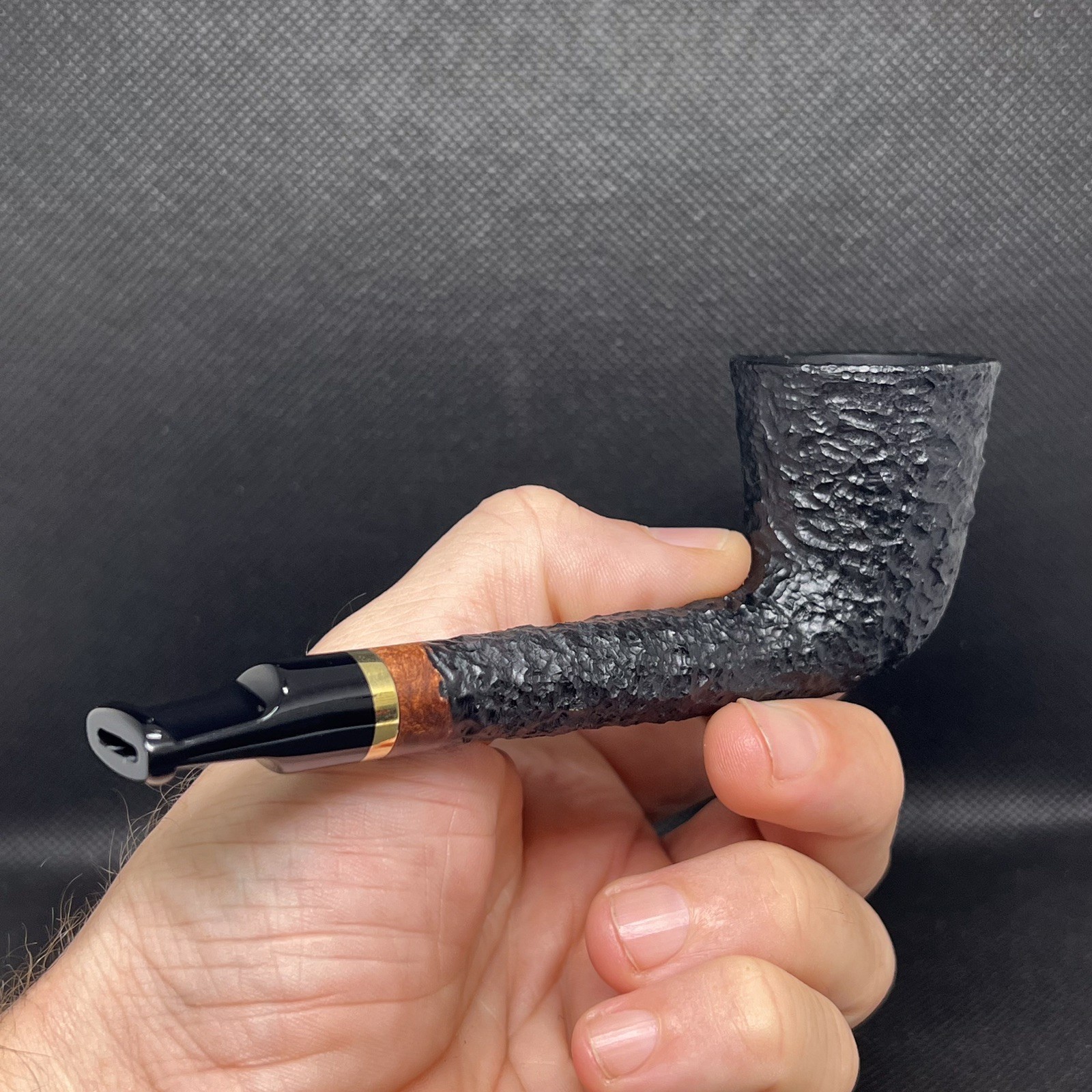 Dagner Pipes Custom Design 2026 Black Dublin Tobacco Pipe Briar New Unsmoked