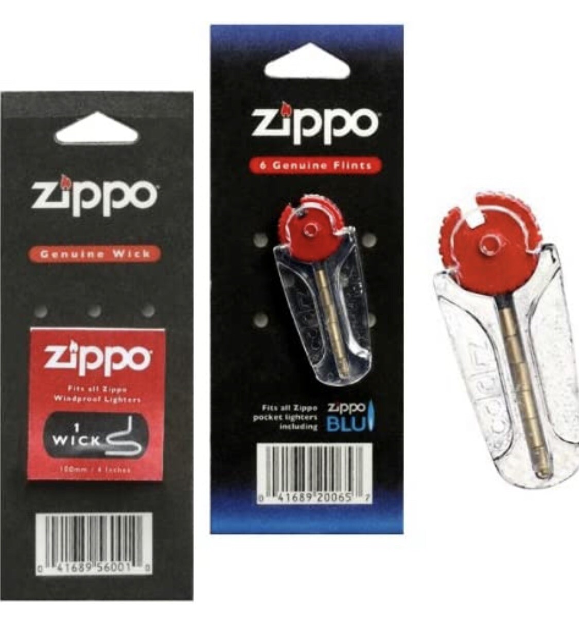Genuine Zippo Wick + Flint + Free Delivery Zippo Spares