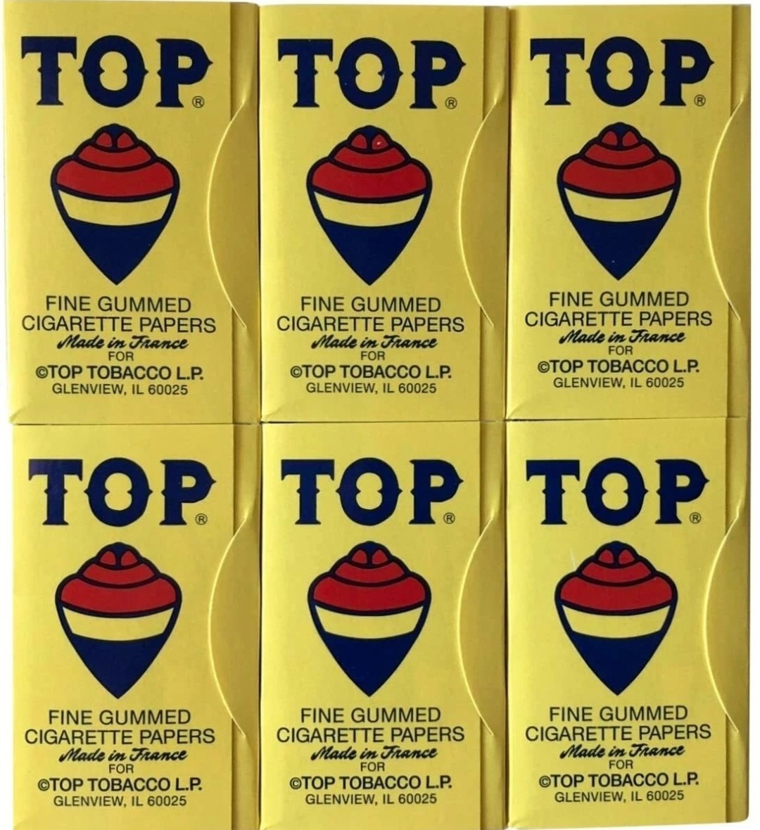 6x Tops Rolling Papers 100/Pk 600 Lvs – *6 PACK SPECIAL!* *USA Shipped*