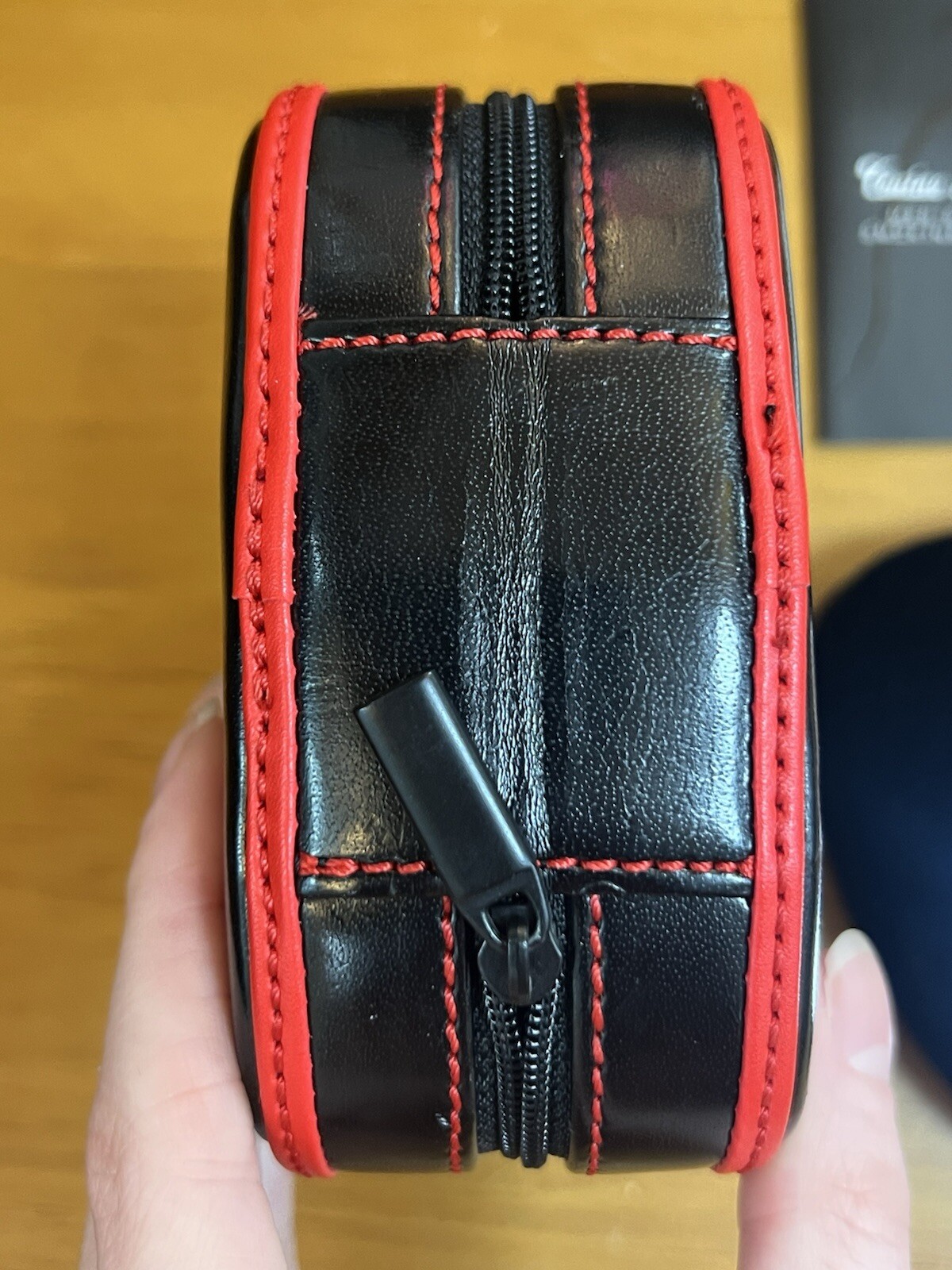 Tonino Lamborghini I1 Toro Red Torch Flame Lighter with leather case