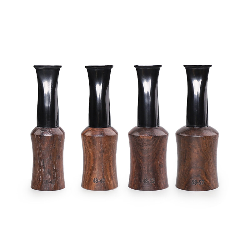 4pcs Handcrafted Cigar Tips Holder Set Ebony Wooden Cigar Mouthpiece For Men