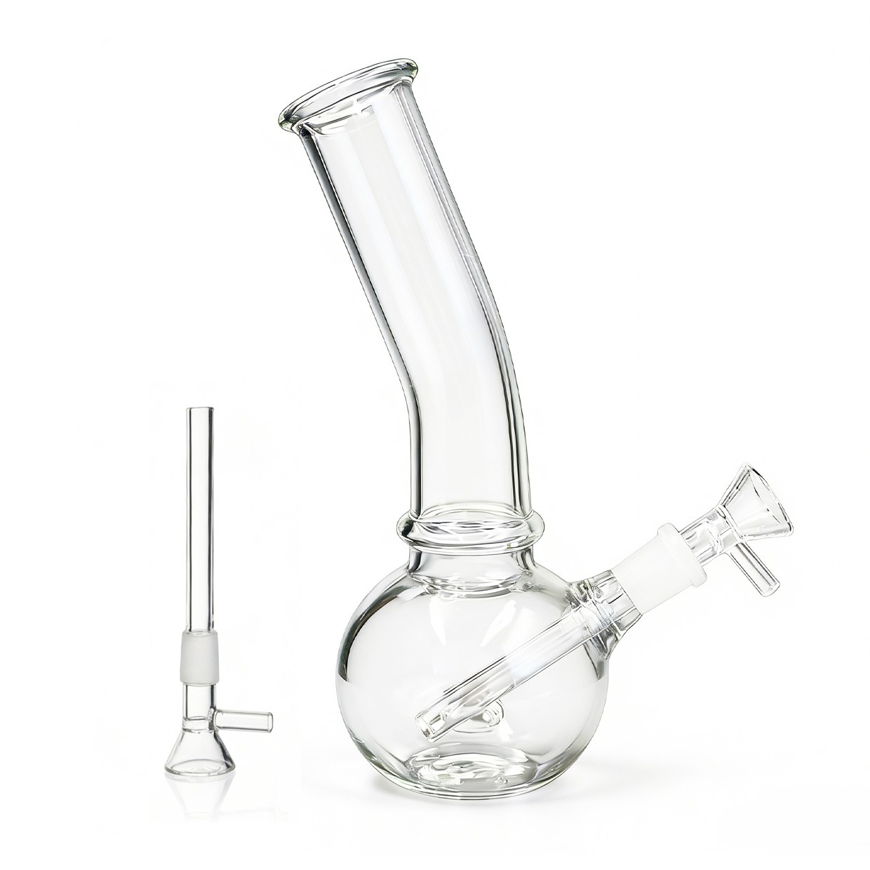 8in Glass Bongs Waterpipes Tobacco Smoking BEAKER Bong W/14mm stem Hookah Shisha