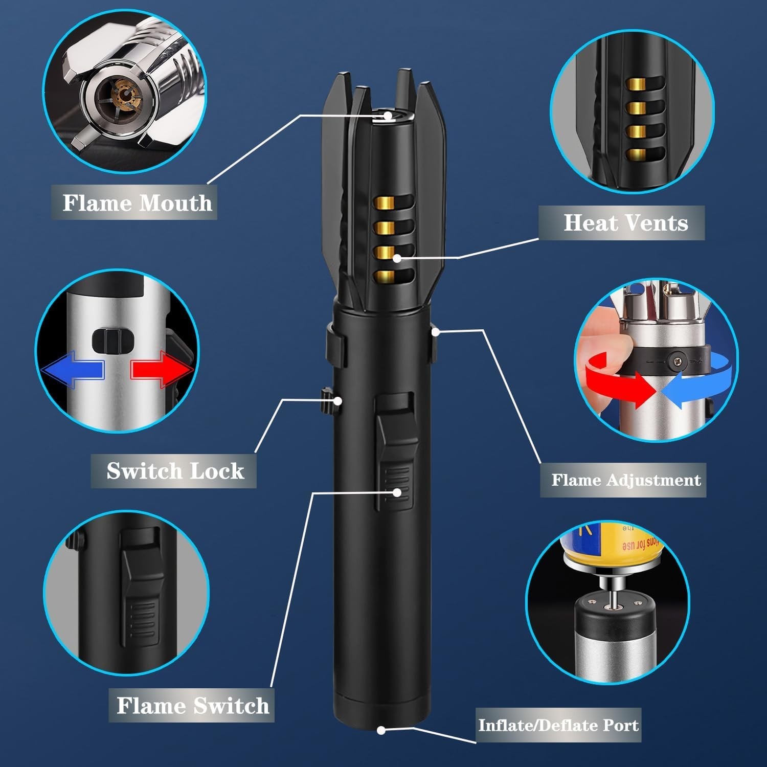 2026 NEW Lux Blaze Lighter, Luxblaze Plasma Lighter, Adjustable Windproof Torch