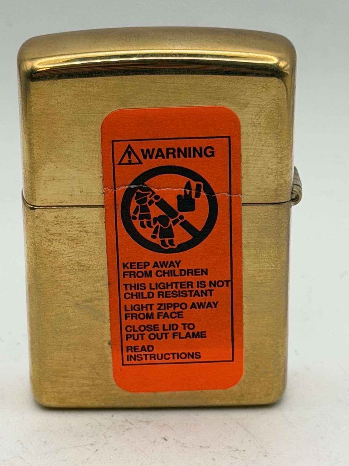 Vintage 1997 The Beatles Anthology Brass Zippo Lighter W/ Casual Men’s Watch