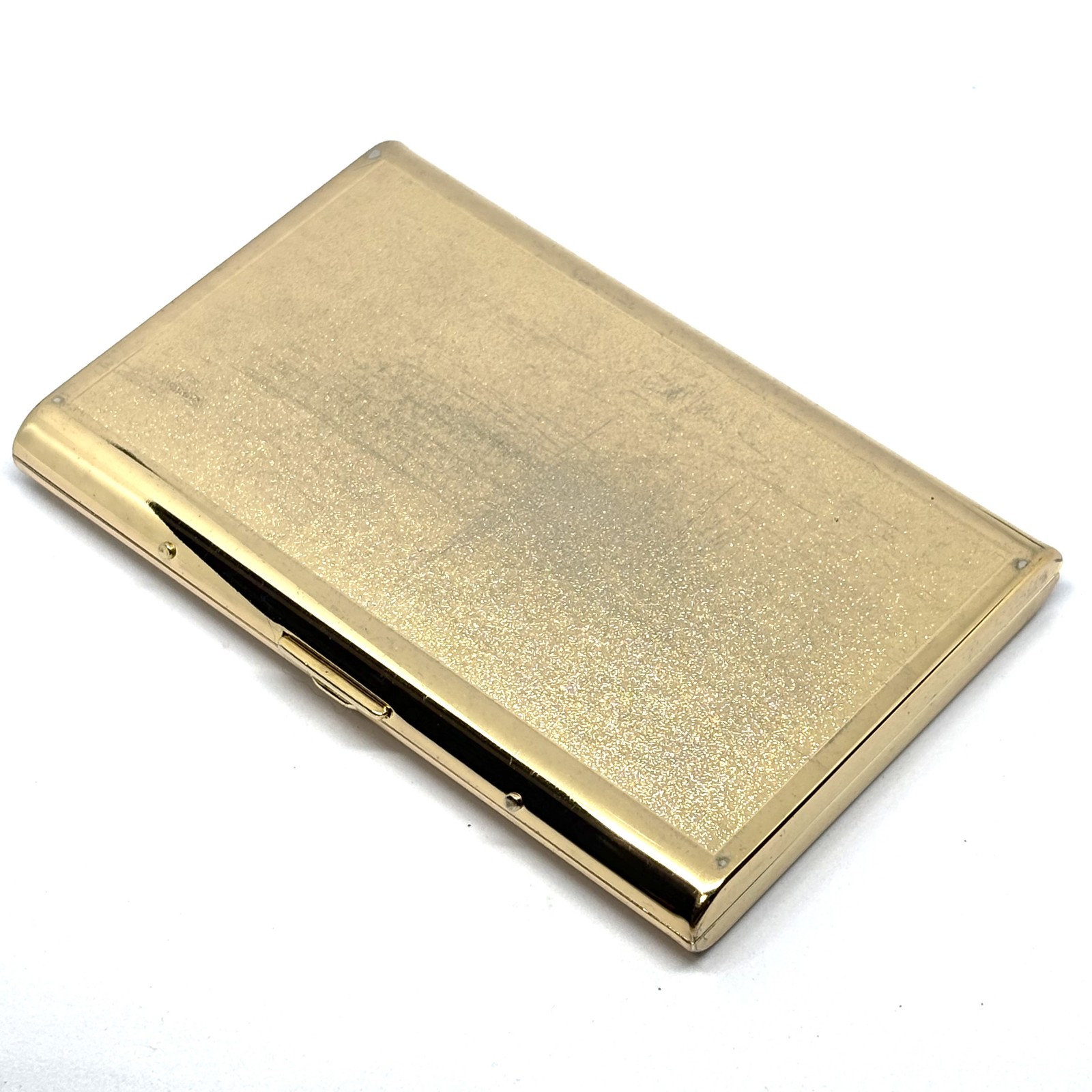 YVES SAINT LAURENT YSL Logo Vintage Cigarette Holder Card Case Black Gray