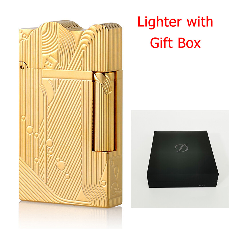 Vintage Lighter Engraved Sleeping Mermaid One Piece Sanji Lighters with Gift Box
