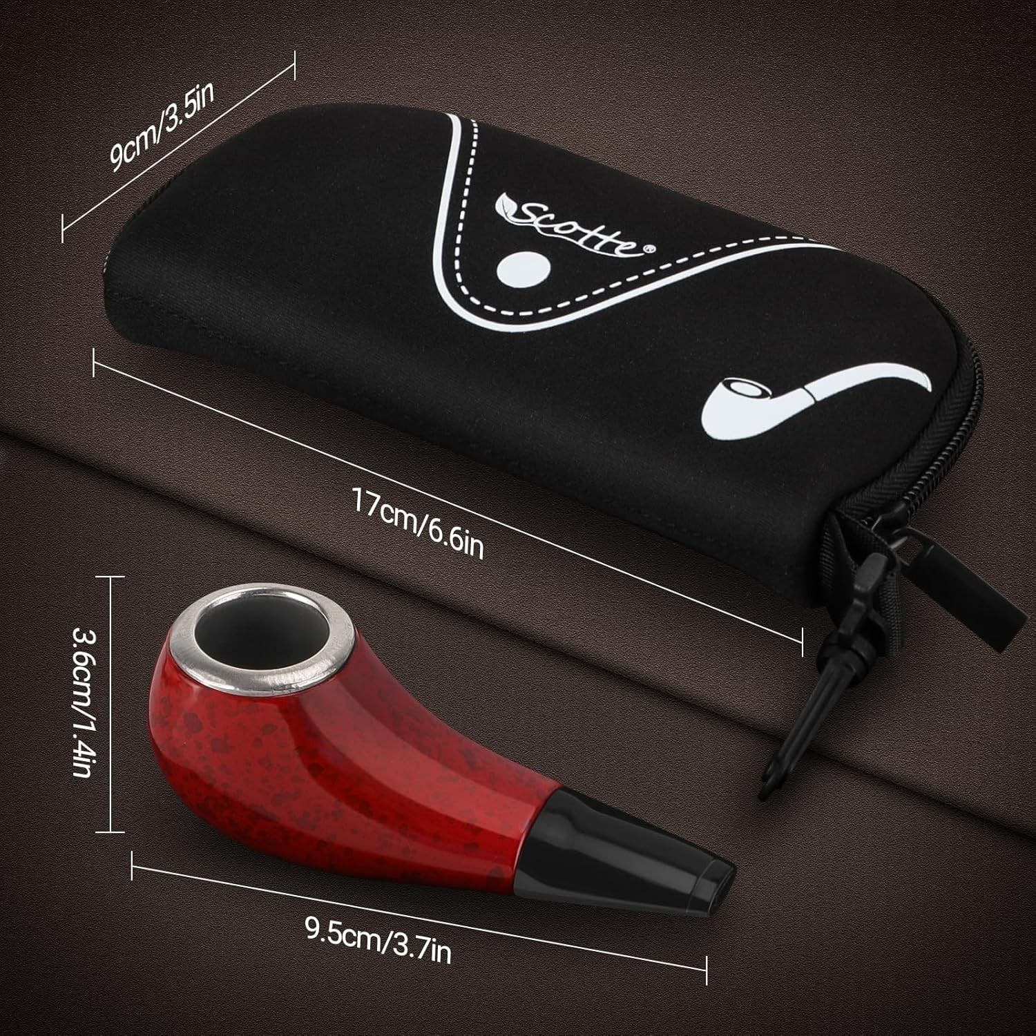 Stylish Cone-Shaped Small Pipe – Durable Resin Construction for Quality Smoking